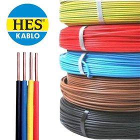 Hes 100 m 1.5 mm Kırmızı Nya Kablo