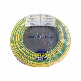 Hes H05V-U Nya Sarı Yeşil 1 mm Kablo