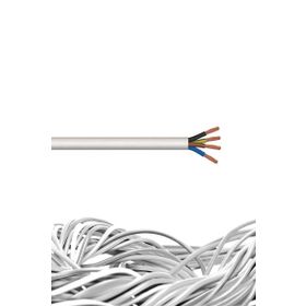 Hes H05VV-F Ttr 4x0,75 mm Beyaz Kablo
