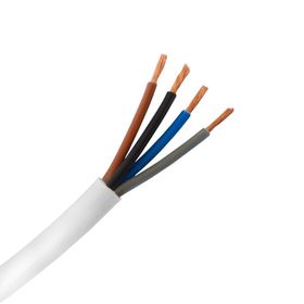 Hes H05VV-F Ttr 4x1 mm Beyaz Kablo