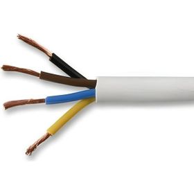 Hes H05VV-F Ttr 4x2,5 mm Beyaz Kablo