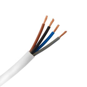 Hes H05VV-F Ttr 4x2,5 mm Beyaz Kablo