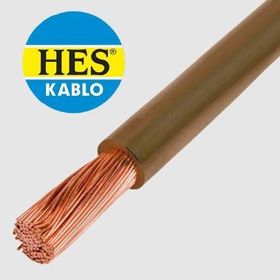 Hes H07V-K 2.5 mm Kahverengi Nyaf Çok Telli Halojen Free Kablo