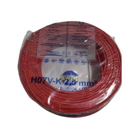 Hes H07V-K 2.5 mm Kırmızı Nyaf Çok Telli Halojen Free Kablo