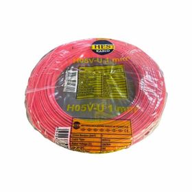 Hes H07V-U Nya 1 mm Kırmızı Kablo