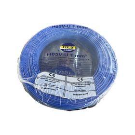 Hes H07V-U Nya 1 mm Mavi Kablo