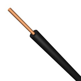 Hes H07V-U Nya 1 mm Siyah Kablo