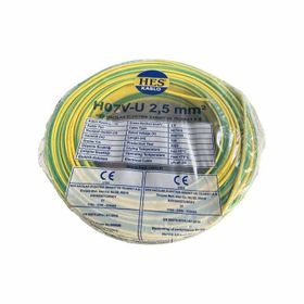 Hes H07V-U Nya 25 mm Sarı Yeşil Kablo