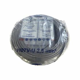 Hes H07V-U Nya 25 mm Siyah Kablo