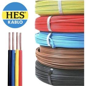 Hes H07V-U Nya 6 mm Mavi Kablo