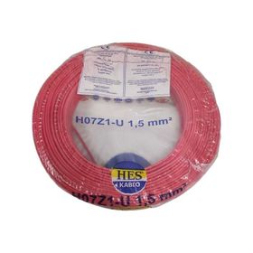 Hes H07Z1-U Halojen Free Nya 1,5 mm Kırmızı Kablo