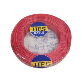 Hes H07Z1-U Halojen Free Nya 2,5 mm Kırmızı Kablo