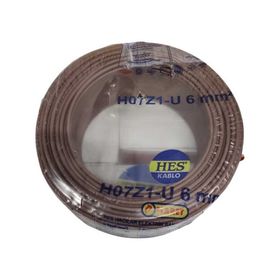 Hes H07Z1-U Halojen Free Nya 6 mm Kahverengi Kablo