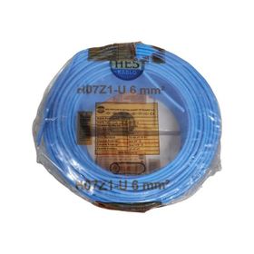 Hes H07Z1-U Halojen Free Nya 6 mm Mavi Kablo