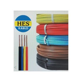 Hes H07Z1-U (NYA HF) 2,5 mm² Siyah Kablo