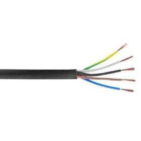 Hes Kablo H05VV-F 5x2.5 mm² Siyah TTR Kablo