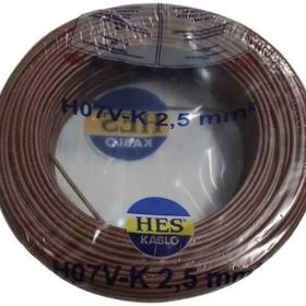Hes Kahverengi 2.5 mm 100 mt Nya Kablo