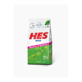 Hes Matik Beyazlar ve Renkliler 10 kg Çamaşır Deterjanı