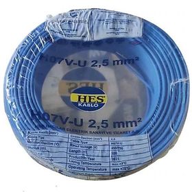 Hes Mavi 2.5 mm 100 mt Nya Kablo