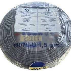 Hes Siyah 1.5 mm 100 mt Nya Kablo