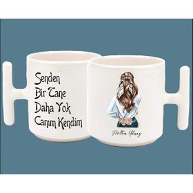 Hesaplısı Burada İsimli Senden Bi Tane Daha Yok Canım Kendim 03 Baskılı T Kulp Kupa