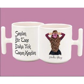 Hesaplısı Burada İsimli Senden Bi Tane Daha Yok Canım Kendim 05 Baskılı T Kulp Kupa