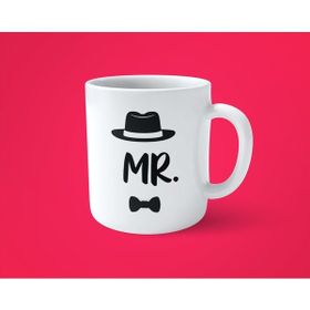 Hesaplısı Burada Mr & Mrs 2'li Sevgililere Eşlere Özel Baskılı Kupa Bardak