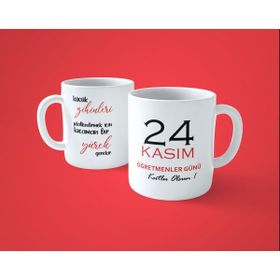 Hesaplısı Burada Öğretmenler Gününe Özel 02 Baskılı Kupa Bardak