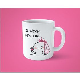 Hesaplısı Burada Olmayan Şerefine İçiyorum Baskılı Kupa