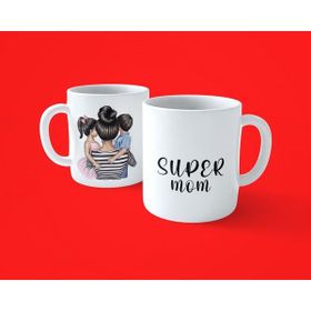 Hesaplısı Burada Super Mom Süper Annelere Özel Baskılı Kupa Bardak