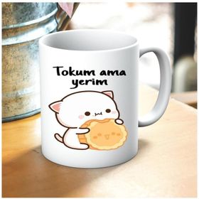 Hesaplısı Burada Tokum Ama Yerim Baskılı Kupa Bardak