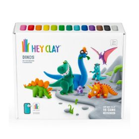 Hey Clay 15'li Kutu Dinozorlar Hava ile Kuruyan Kil