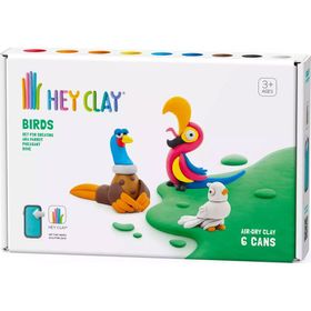 Hey Clay 6'lı Kutu Kuşlar Sülün Papağan Güvercin Hava ile Kuruyan Kil