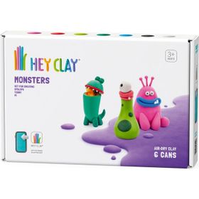 Hey Clay 6'lı Kutu Monsters Cyclops Terry Pi Hava ile Kuruyan Kil