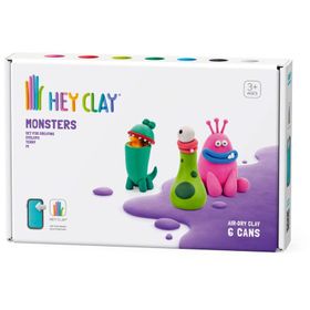 Hey Clay 6'lı Kutu Monsters Cyclops Terry Pi Hava ile Kuruyan Kil