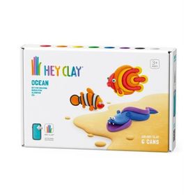 Hey Clay 6'lı Kutu Okyanus Palyaço Balığı Discus Balığı Yılan Balığı Hava ile Kuruyan Kil