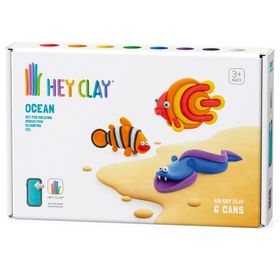 Hey Clay 6'lı Kutu Okyanus Palyaço Balığı Discus Balığı Yılan Balığı Hava ile Kuruyan Kil