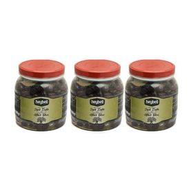 Heybeli 1 kg Doğal Fermente Siyah Zeytin (2 adet)