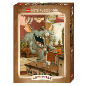 Heye Zozoville Çamaşır Günü 1000 Parça Puzzle