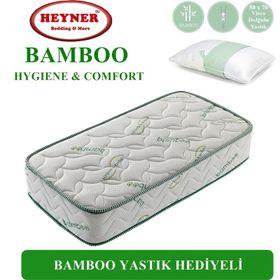 Heyner Bamboo Ortopedik 90x180 cm Yaylı Yatak