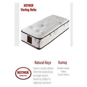 Heyner Bamboo Ortopedik Yaylı 80x130 cm Bebek Yatağı