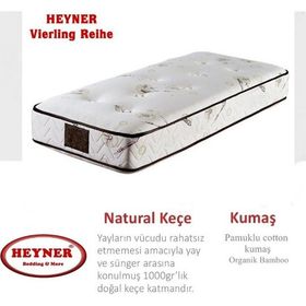 Heyner Coffee Bamboo Ortopedik Yaylı 80x190 cm Yatak