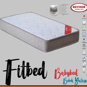 Heyner Cotton Ortopedik Yaylı 60x120 cm Bebek Yatağı