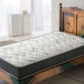 Heyner Jungle Bamboo 150x200 cm Bamboo Ortopedik Çift Kişilik Yaylı Yatak