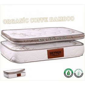 Heyner Kuş Tüyü Pedli 80x180 Yaylı Yatak Lüx Bamboo Kumaşlı Yaylı Yatak