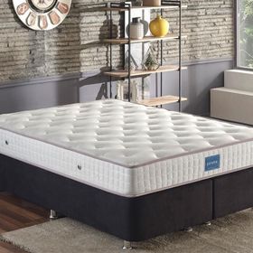 Heyner Sea Shell 140X190 CM Coffee Bamboo Çift Kişilik Yaylı Yatak