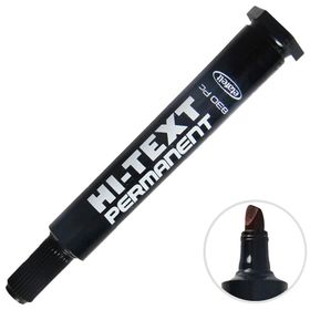 Hi-Text 830 C Permanent Kesik Uç Siyah Marker Koli Kalemi