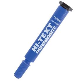 Hi-Text 830PC Permanent Kesik Uç Mavi Marker Kalem