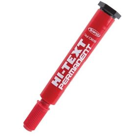 Hi-Text 830PCK Kesik Uç Kırmızı Marker Kalem