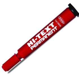 Hi-Text Kırmızı 830PC Kesik Uçlu Koli Kalemi